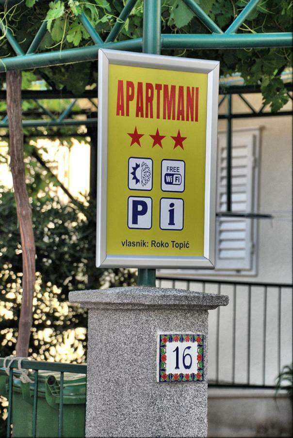 Apartmani Roko Baška Voda Dış mekan fotoğraf